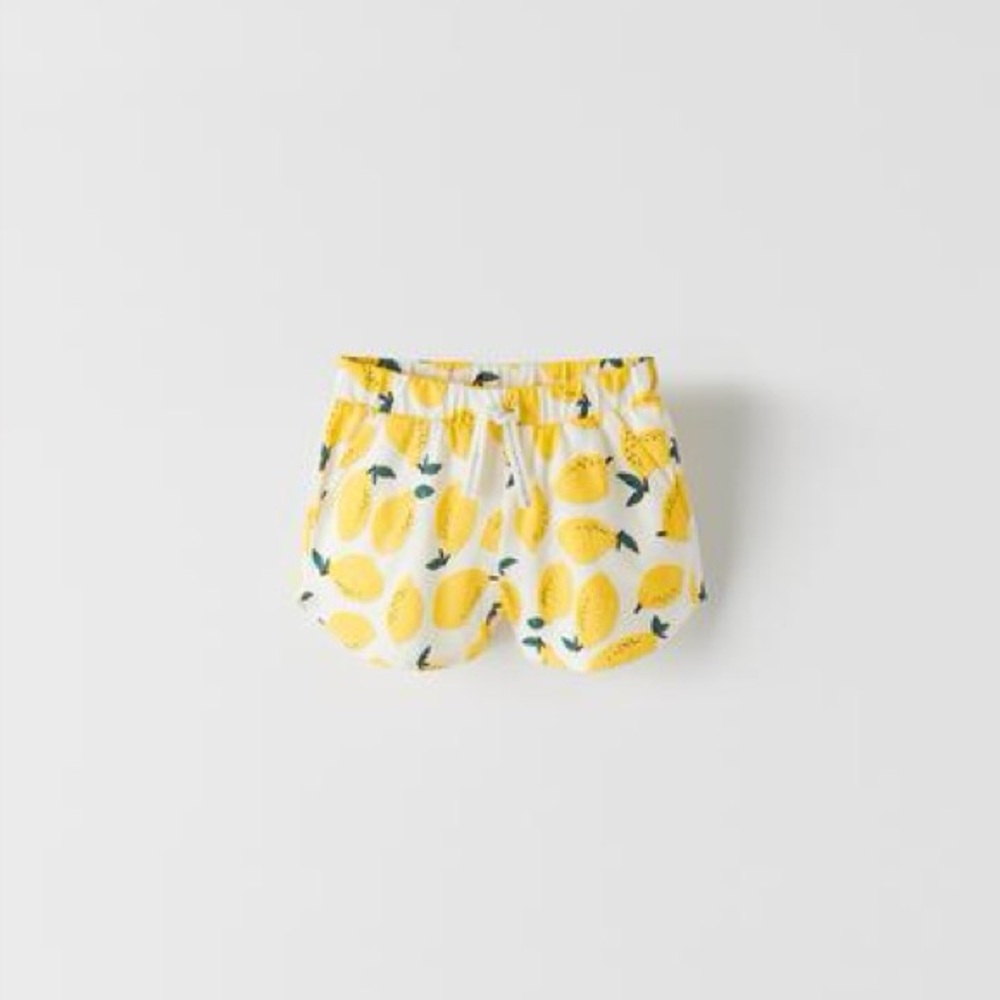 Zara girls fruit shorts